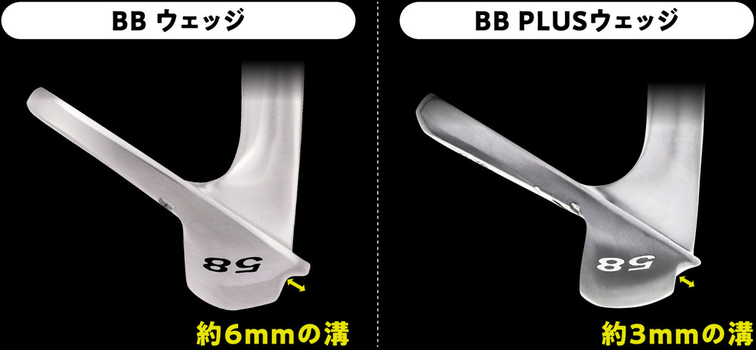 BBウェッジからここが進化した! ①